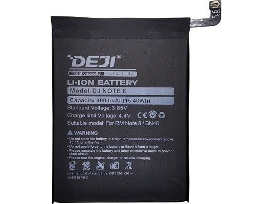 Extra Digitalt Batteri Xiaomi Redmi Note 8