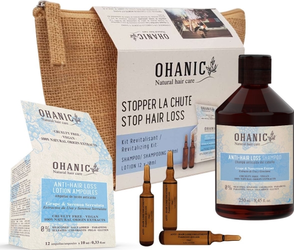 Phyto Sæt Til Hår Ohanic Pack Anti Hair Loss Mod Hårtab