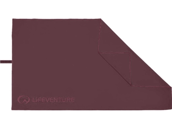 Lifeventure Trek handduk av återvunnen mjuk fiber, svartvinbär, extra stor | Baby & barn - Textil och kläder | GameStuff