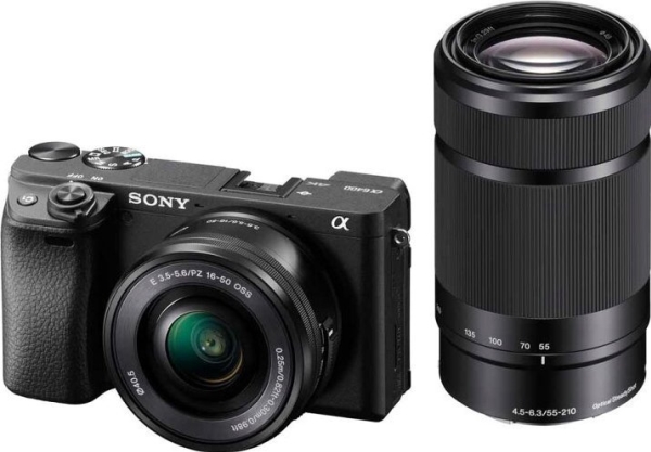Sony Sony A6400 Dslr Kamera 16 50mm Oss 55 210mm Oss Juodas | Ilce 6400y/b | 6400 | Alpha 6400