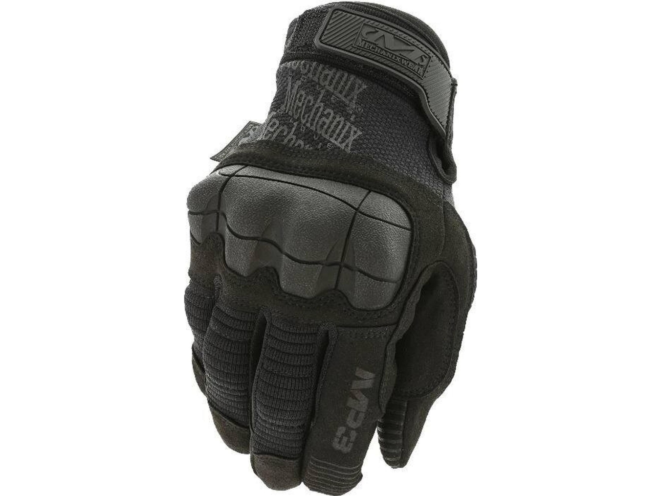 Mechanix Wear Pirštinės Mechanix M-Pact® 3 Covert juodos M dydis. Velcro, TrekDry®, dirbtinė oda, delno, krumplių, Armortex®, pirštų apsauga, D30® apsauga nuo vibracijos