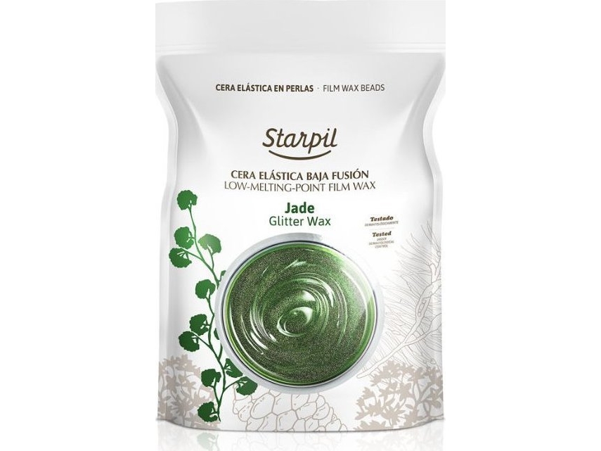 Starpil depilationsvoksgranulat Glitter Wax Jade 1 kg STR3010284001