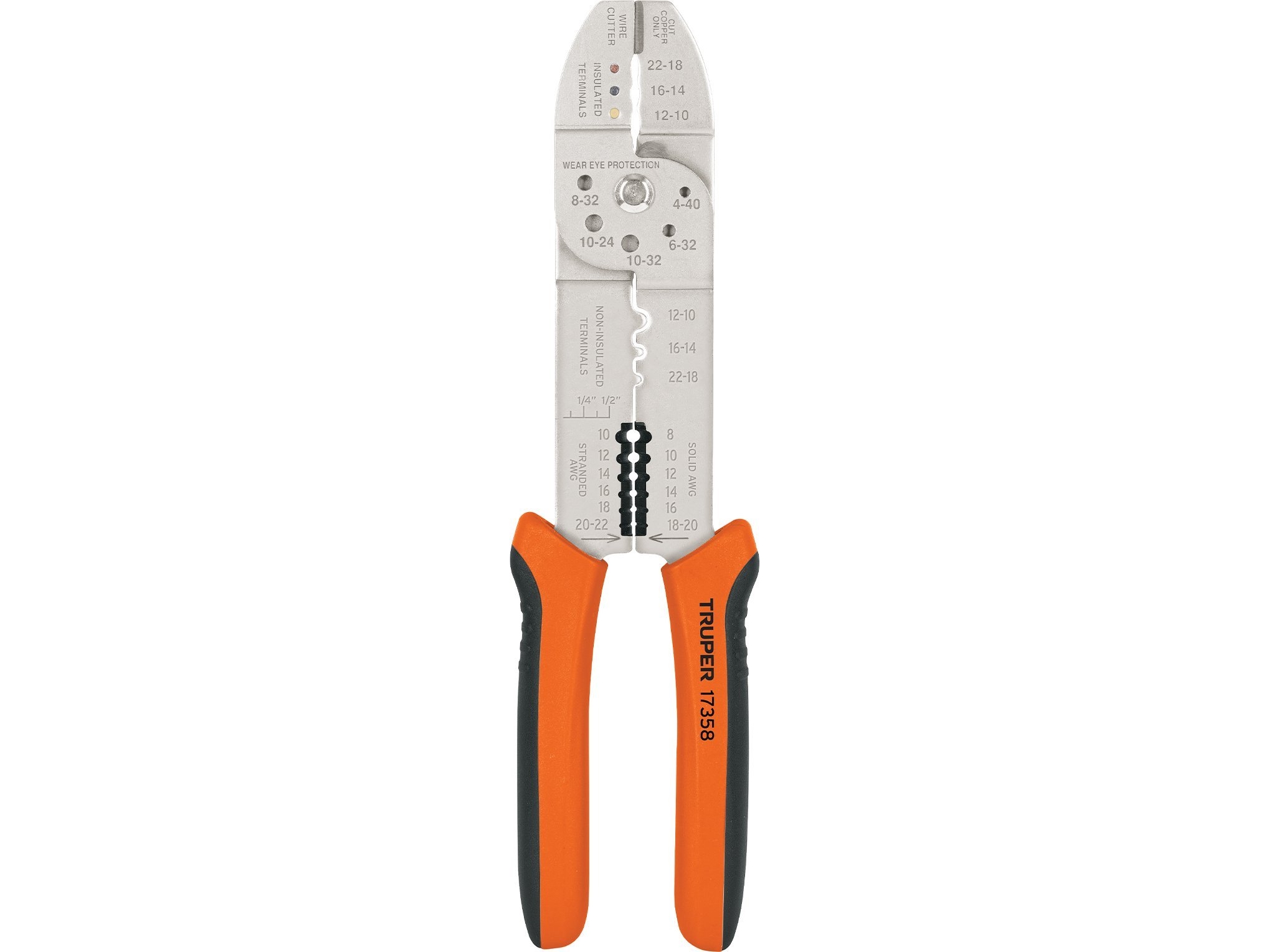 Kabelio Nužievinimo, Kirpimo Bei Užspaudimo Replės 25.4Cm Truper