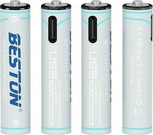 Beston Aaa Wiederaufladbare Batterien Mit Usb-C-Anschluss 400 Mah Li-Ion (4 Stk.)
