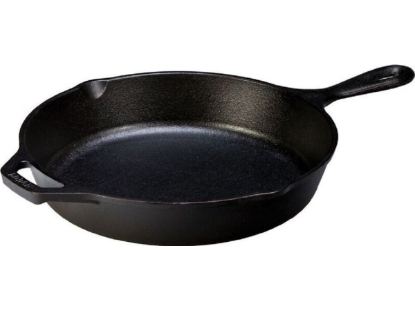 Støbejernspande 26 cm - Lodge allround stegepande