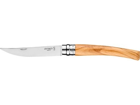Opinel fickkniv med tunt blad Opinel nr.8 oliventrähandtag | Cykling - Verktyg och underhåll - Multitools | GameStuff