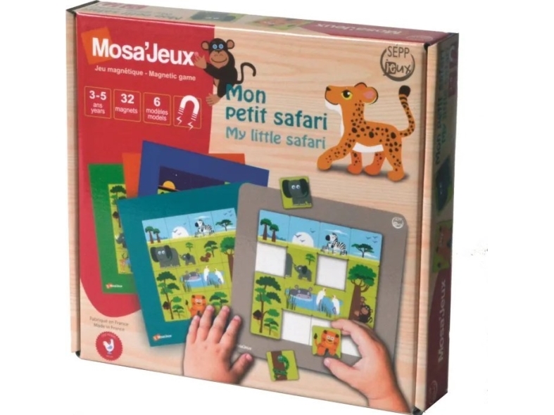 iOTOBO magnetiskt spel, Min lilla safari, 3–5 m | Leksaker - Konstruktions leksaker - Magnet konstruktion | GameStuff