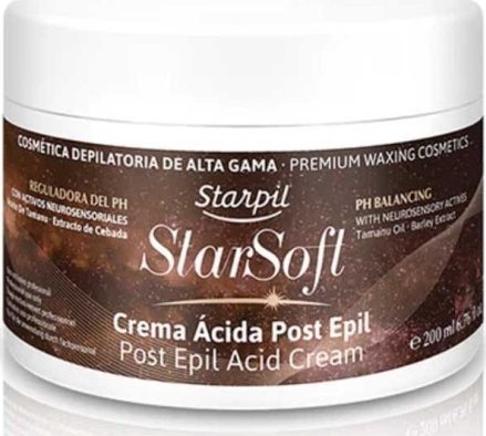 Starpil Säure-Creme Nach Der Enthaarung Starsoft Post Epil (Besonders Für Sensible Haut) 200 Ml