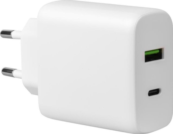 Avacom Homepro+ Sieninis Įkroviklis Su Maitinimo 65W Usb-C Ir Usb-A Išėjimai