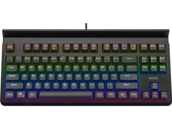 Noxo Noxo | Specter | Schwarz | Gaming-Tastatur Mit Blauen Switches 650 G