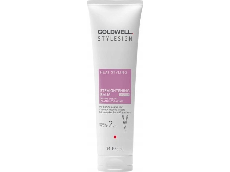 Goldwell Stylesign Heat Styling Straightening Balm - Balsam Zum Glätten Und Glätten Der Haare - 100 Ml