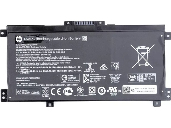 Hp Bærbar Batteri Hp Lk03xl, Original