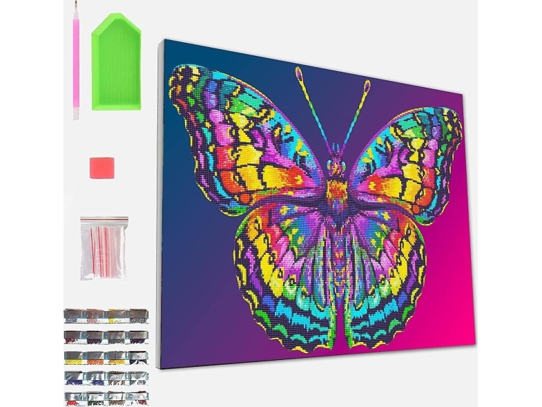 Splat Planet deimantinė dėlionė DRUGELIS 30x40 cm | Skola & Hobby - Konsthantverk - Handgjorda produkter | GameStuff