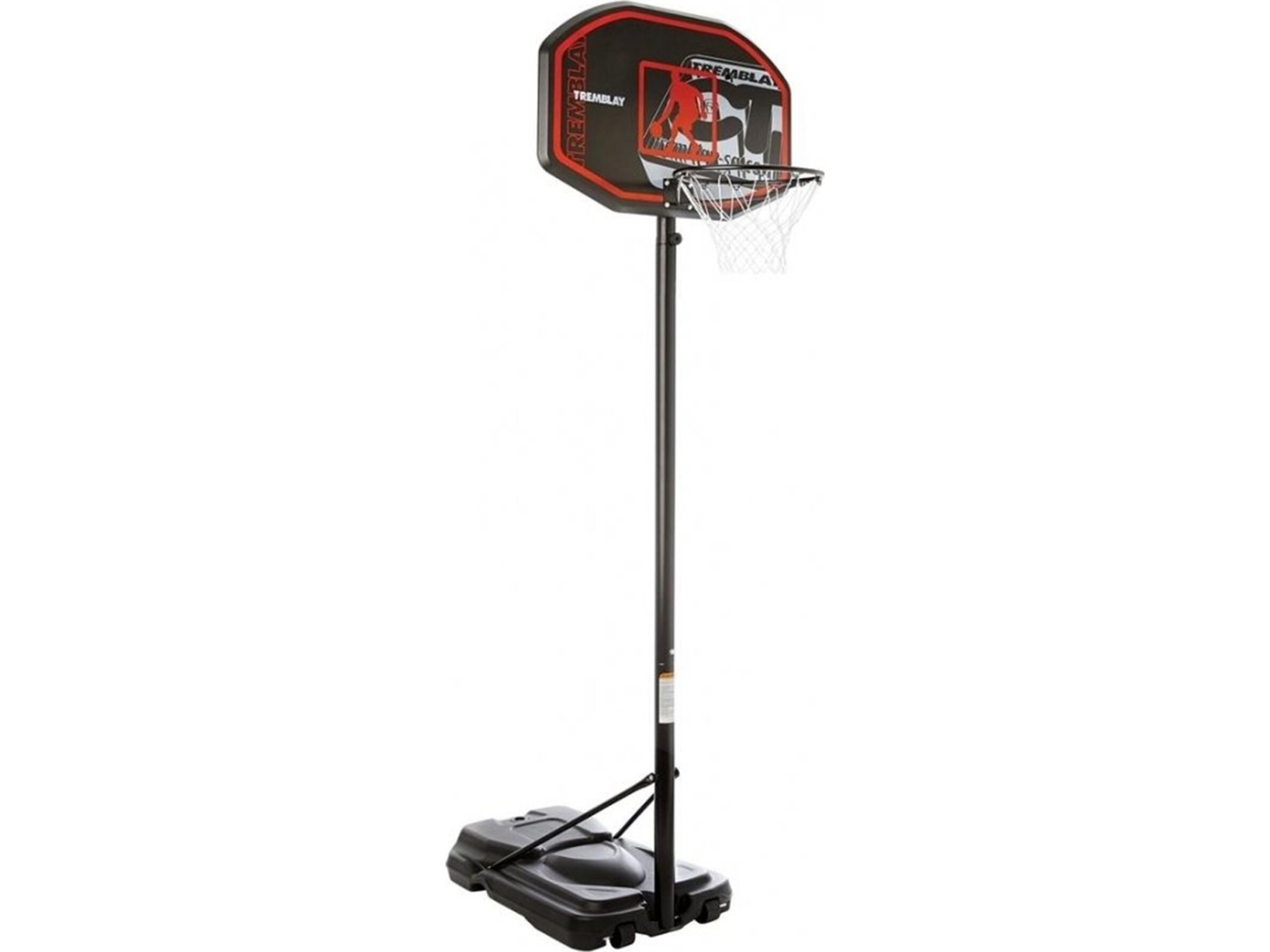 Spalding ketsjerholder med bue mobil TREMBLAY, højde 2,3-3,05 m