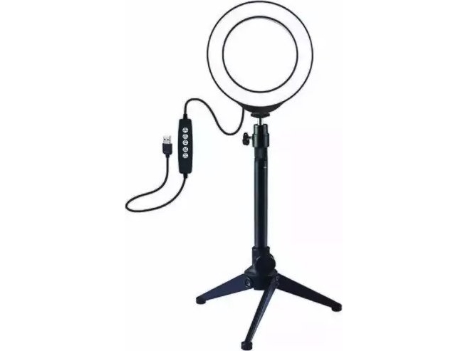 Puluz Ring-Led-Lampe 12 Cm Mit Stativ Für 24,5 Cm Usb Rgbw