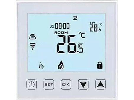 Hismart Tuya Programuojamas Termostatas Wifi, Baltas