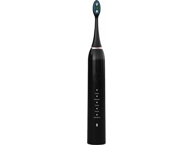 Osom Oral Care Genopladelig Elektrisk Sonisk Tandbørste Sort Osomoralm1bl