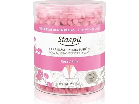 Starpil depilationsvoks i granulater lyserød, 600 g