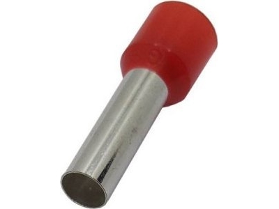Hismart Verpresste Isolierte Aderendhülsen 16Mm²/5Awg, Kupfer, Rot, 100 Stk.