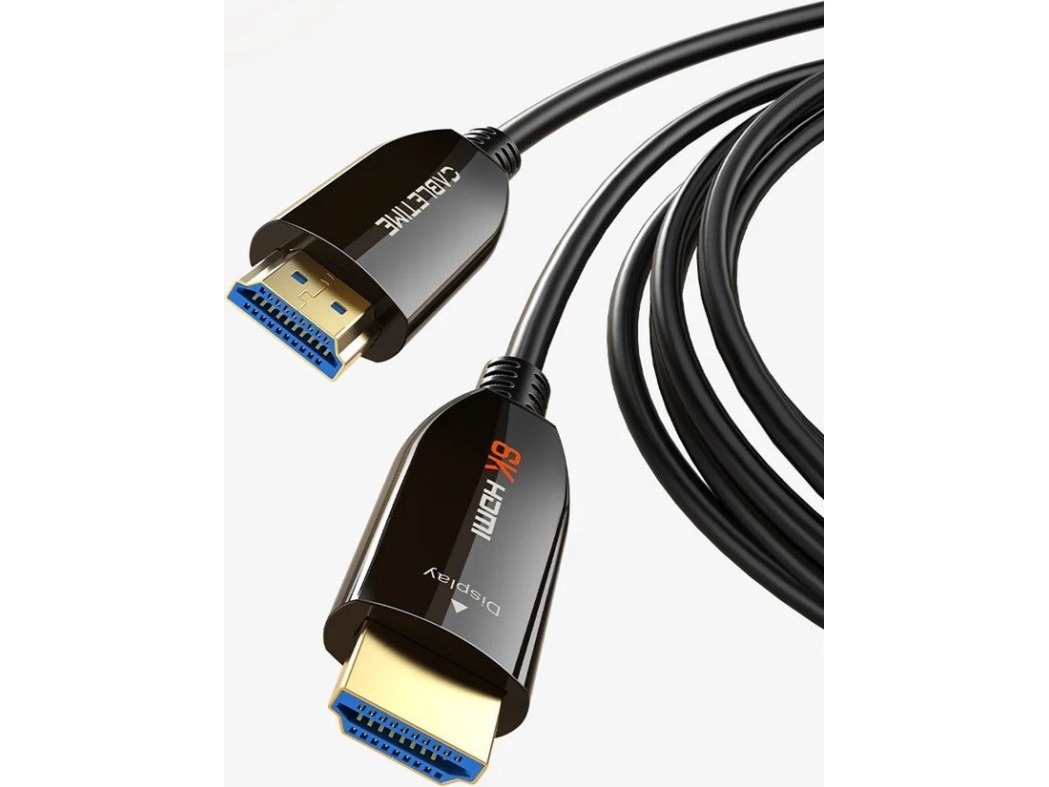 Cabletime Optinis Kabelis Hdmi - Hdmi, Aoc, 8K, 60Hz, 20M, 48Gbps, 2.1 Ver