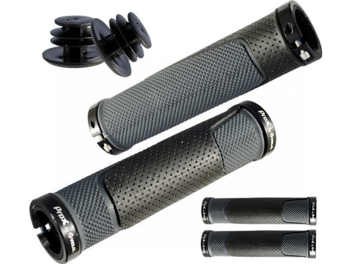 Prox Styrhandtag Velo ProX VLG-776AD3 129mm GEL Lock-on svart-grå | Cykling - Cykelutrustning - Handtag och grepp | GameStuff