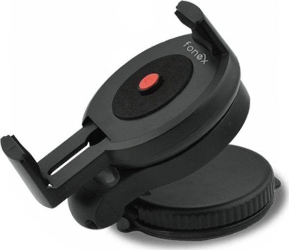Univers. Car Holder Orbit Suc.Cup,360°Rot Iki 6" By Fonex Juodas