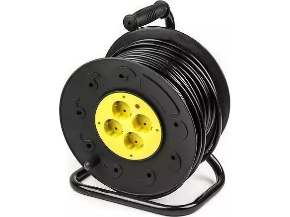 Šakotuvas EXD Ilgintuvas su rite 50m, 4 lizdai, 3x2.5mm2