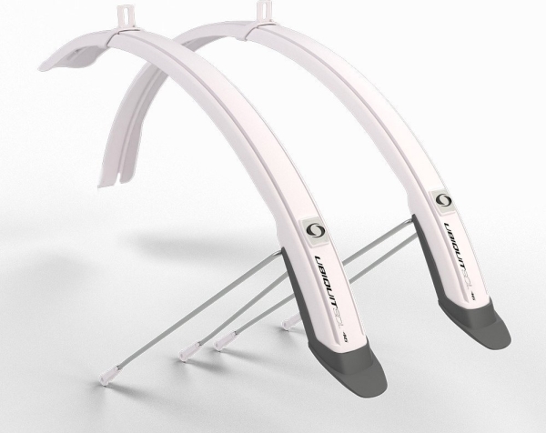 Simpla Panelset Simpla UBIQUIT SDL 46 vit/titan | Cykling - Cykelutrustning - Stänkskärmar för cyklar | GameStuff