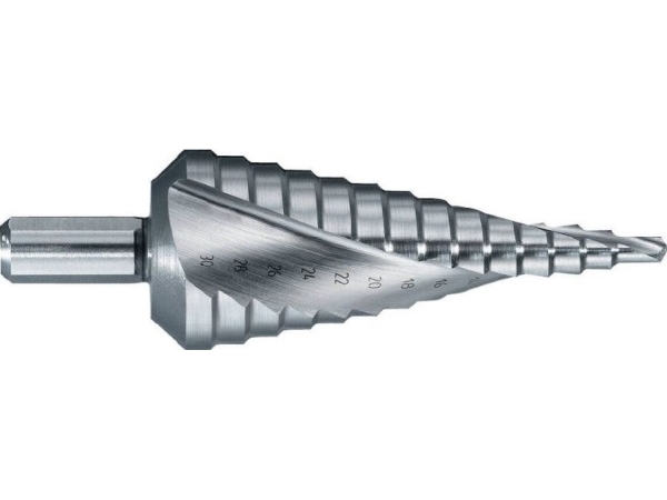 Tivoly Pakopinis Grąžtas Ø6-37 Mm. Spiralinis, Nedengtas.12 Pakopų