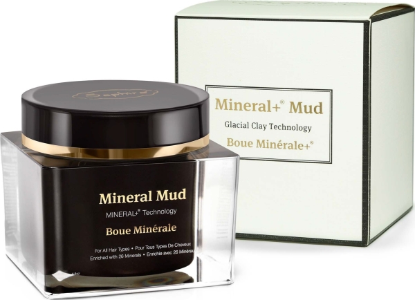 Sundhed Og Skønhed Saphira Mineral+ Mud With Glacial Clay Hair Mask-Mineral Mud With Glacial Clay With 26 Minerals, 200 Ml