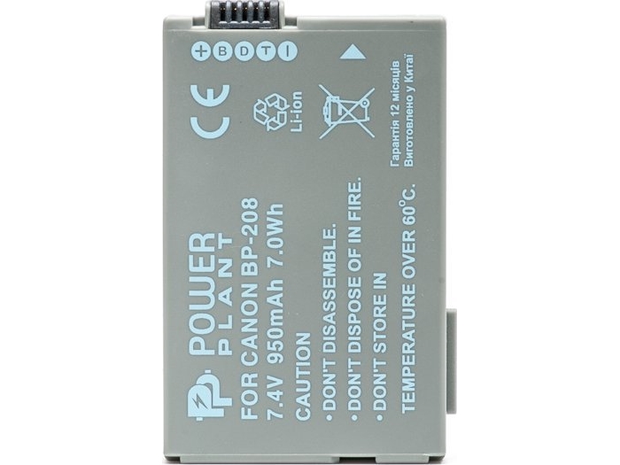 Zusätzlicher Digitaler Canon Akku Bp-208