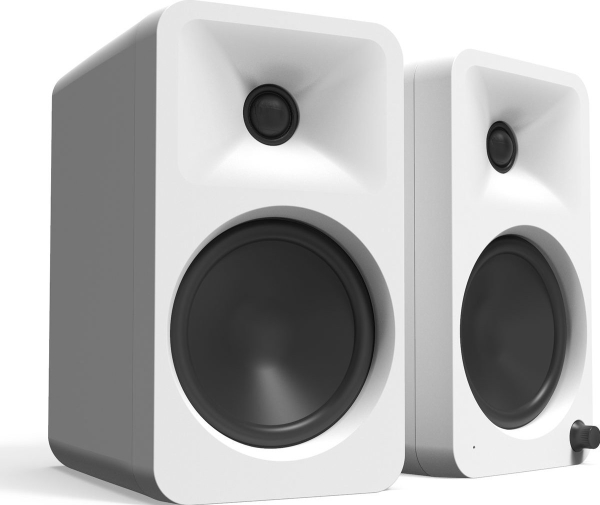 Kompiuterio Kolonėlės Kanto Audio 140W Powered Reference Desktop Speakers With Bluetooth - Baltas, Pair (Includes Type G Power Cord)