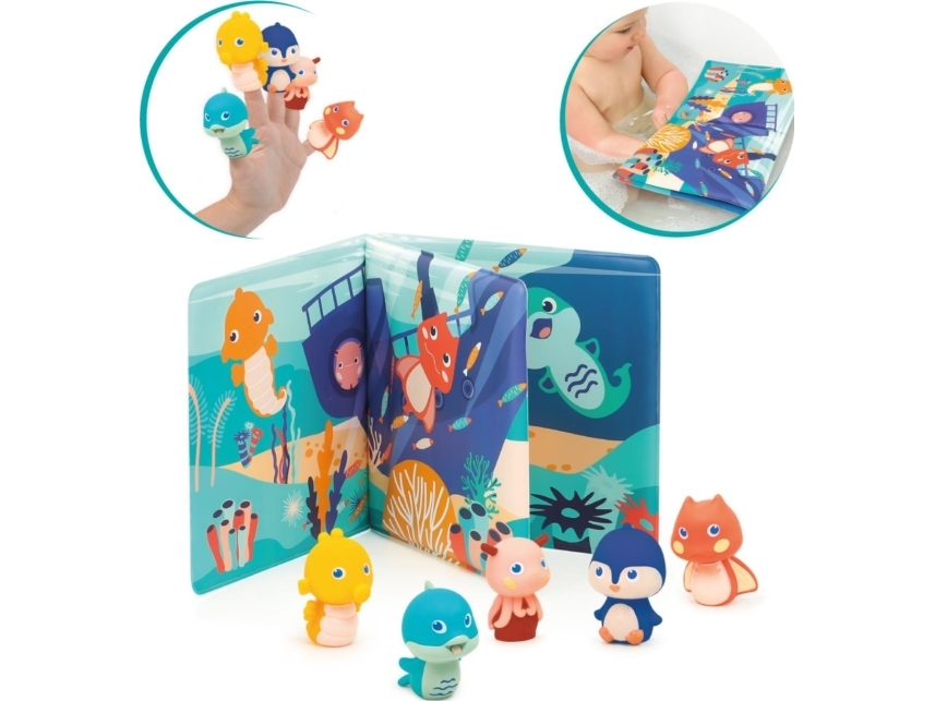 LUDI maudymosi knygelė su pirščiukų žaidimu