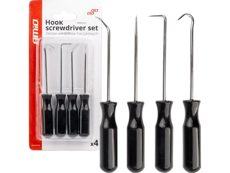 Set med hackor och krokar 4 st amio-04281 | Trädgården - Trädgårdsredskap - Gallringshacka | GameStuff