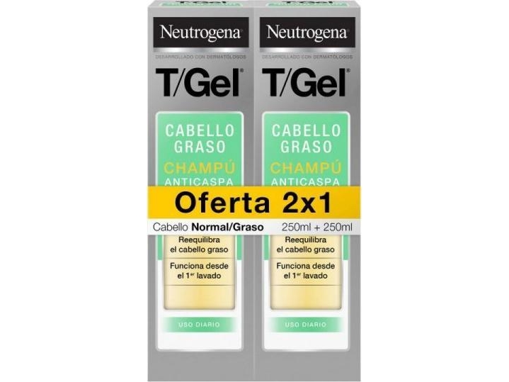 Neutrogena Tgel Shampoo Duopack 2 X 250 Ml For Oily Hair
