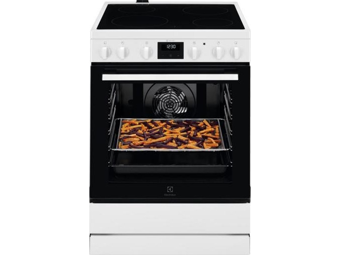 60 Cm Bred Vit Keramisk Spis Electrolux Lkr64023aw
