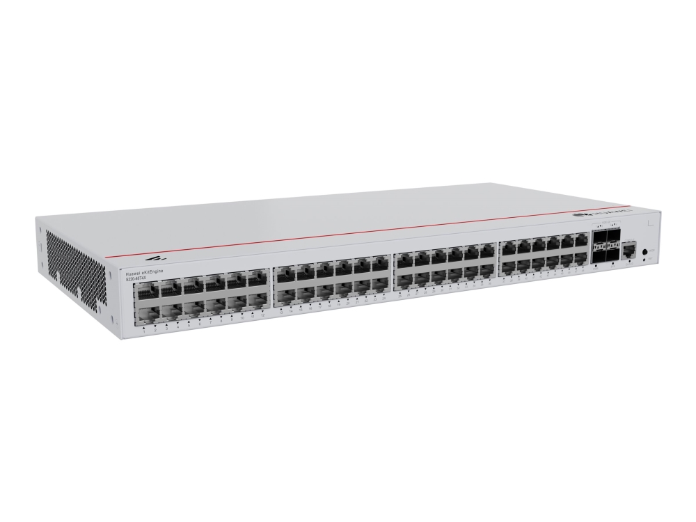 Huawei Ekitengine S220 Series S220 48t4x Switch Administrerad 48 X 10/100/1000 4 X 10gb Ethernet Sfp Sida Till Sida Luftflöde Rackmonter