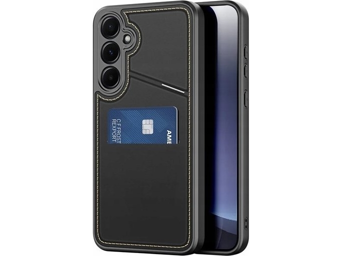 Dux Ducis Rafi II fodral för Samsung Galaxy S25 med stativ och plånbok - sort | Tele & GPS - Mobil tillbehör - Skydd & Väskor | GameStuff