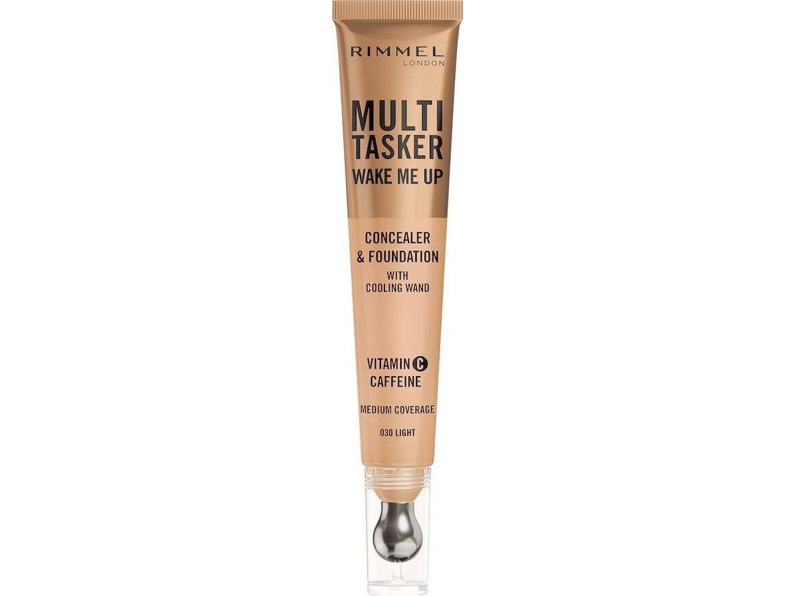 RIMMEL_Multi-Tasker Wake Me Up meikkivoide ja peitevoide kirkastavalla vaikutuksella 030 Light 20ml