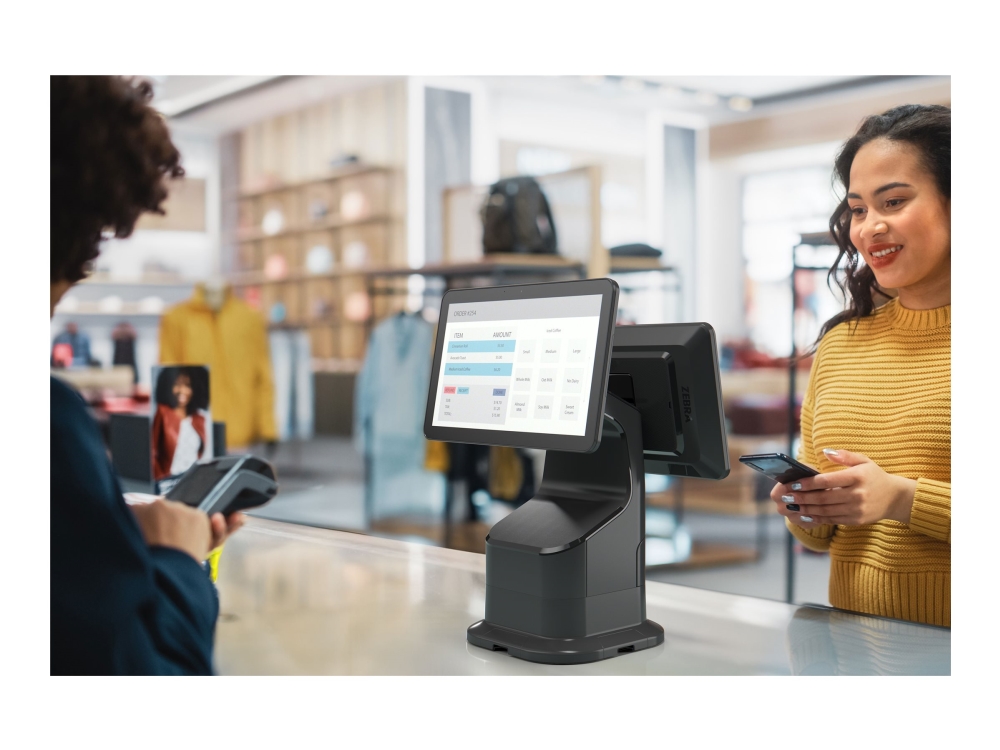 Zebra KC50 - Kiosk 1 5430 - RAM 6 GB - flash 64 GB - Gigabit Ethernet, Bluetooth, IEEE 802.11ax (Wi-Fi 6), Bluetooth 5.3 - skærm: LCD 22 1920 x 1080 (Full HD) touchscreen
