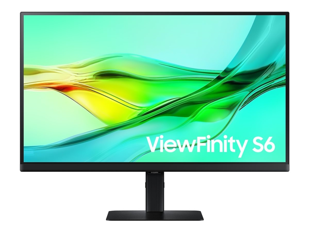Samsung ViewFinity S6 S27D604UAU - S60UD Series - LED-skärm - USB - 27 (26.9 visbar) - 2560 x 1440 QHD @ 100 Hz - IPS - 350 cd/m² - 1000:1 - HDR10 - 5 ms - HDMI, 2xDisplayPort, USB-C - svart | Datortillbehör - Bildskärmar & Tillbehör - Bildskärmar | GameStuff