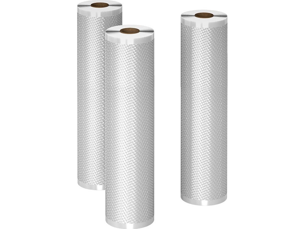 Aeno Vacuum Seal Bag - in Roll Size: 25cm(±2mm ) *500cm(±3%)3 rolls in a pack (color box)