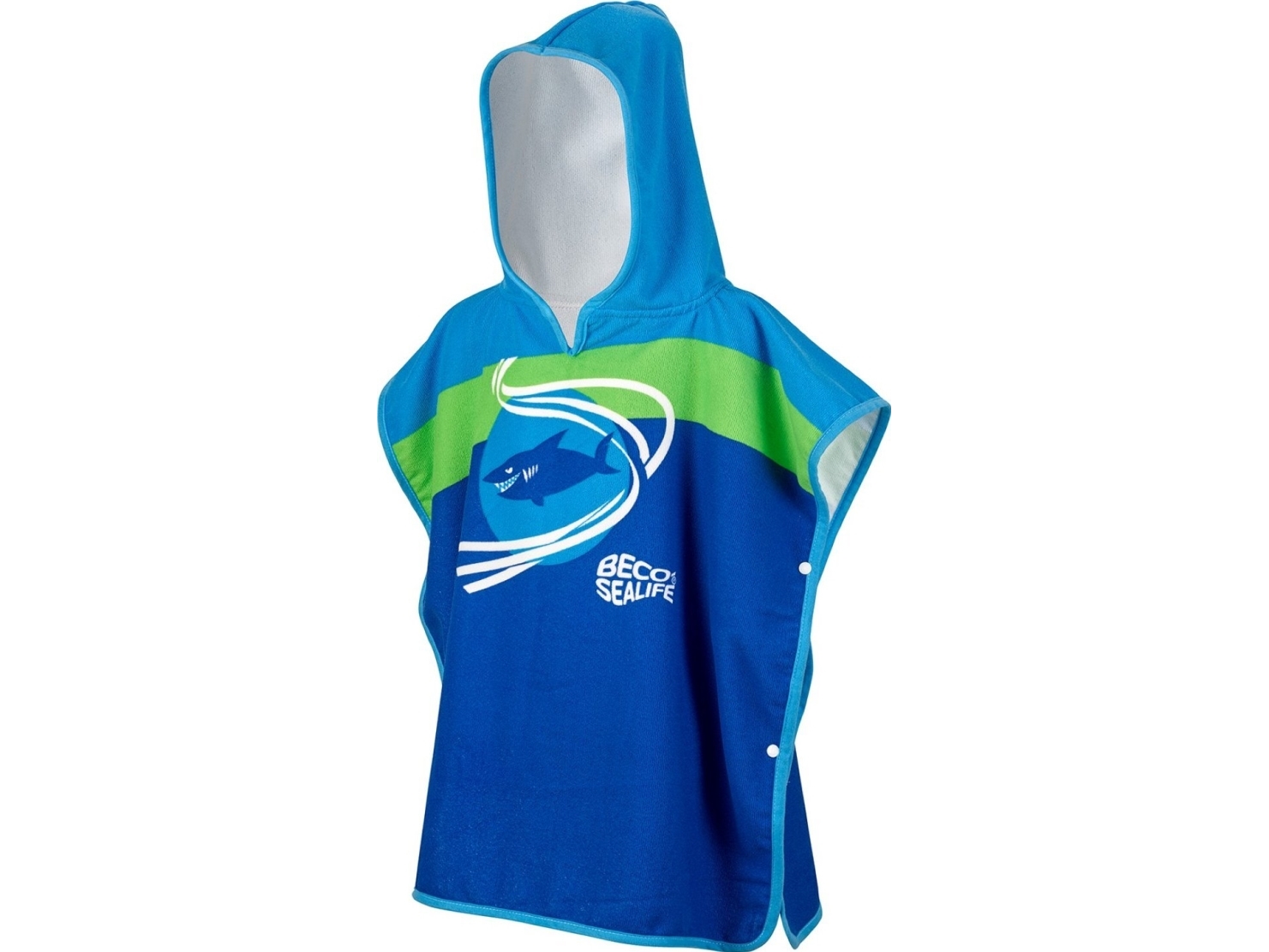 Beco Childrens hooded towel BECO Sealife 6 blue L | Trädgården - Pools & Vatten spel - Badluftsmadrasser | GameStuff