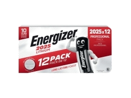 Knapcellebatteri, Energizer Lithium, Cr2025, 12 Stk