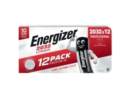 Knapcellebatteri, Energizer Lithium, CR2032, 12 st | EL Artiklar - Batteri - Knappcell batteri | GameStuff