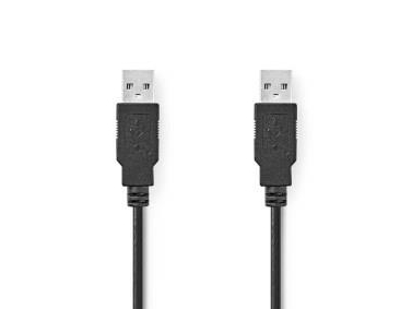 Nedis Ccgl60000bk50, 5 M, Usb A, Usb A, Usb 2.0, 0,48 Gbit/Sek., Sort