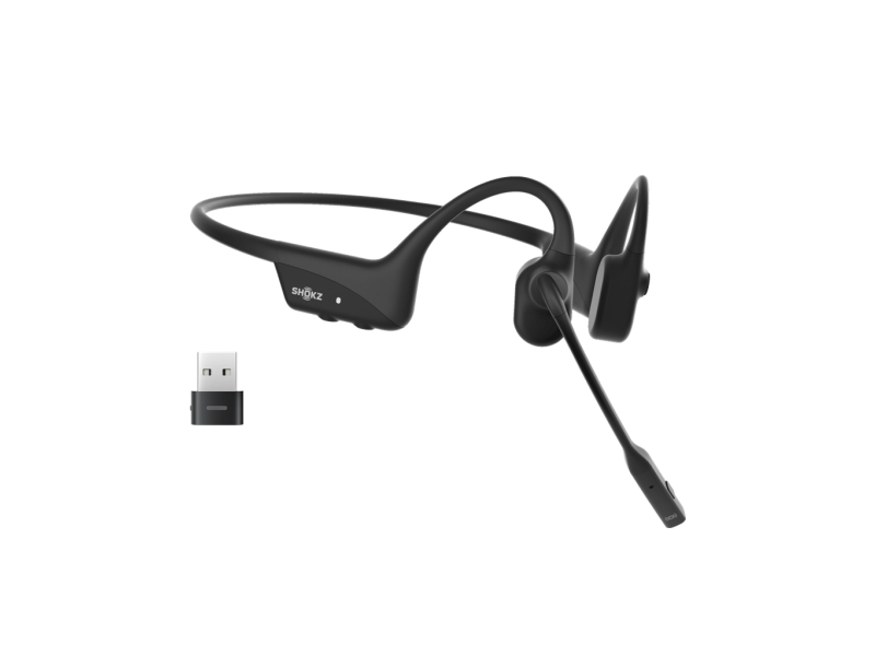 Shokz C120-Ac-Bk, Trådløs, Kontor/Callcenter, 35 G, Headset, Sort