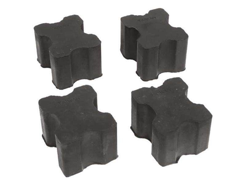 Gummimellemlæg 4 stk. 25mm/40mm