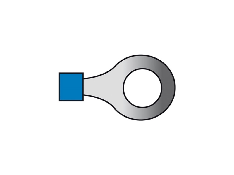 Kabelsko blå ring 6,4mm 1,5-2,5mm2 10 st | Bilvård & Biltillbehör - Bilens Interiörutrustning - HiFi för bilar - Hifi Tillbehör | GameStuff