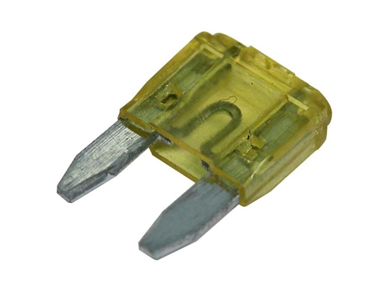 Minisäkringar 20 ampere (50 st. pk.) | Bilvård & Biltillbehör - Utvändiga utrustning för bilar - Motortillbehör | GameStuff